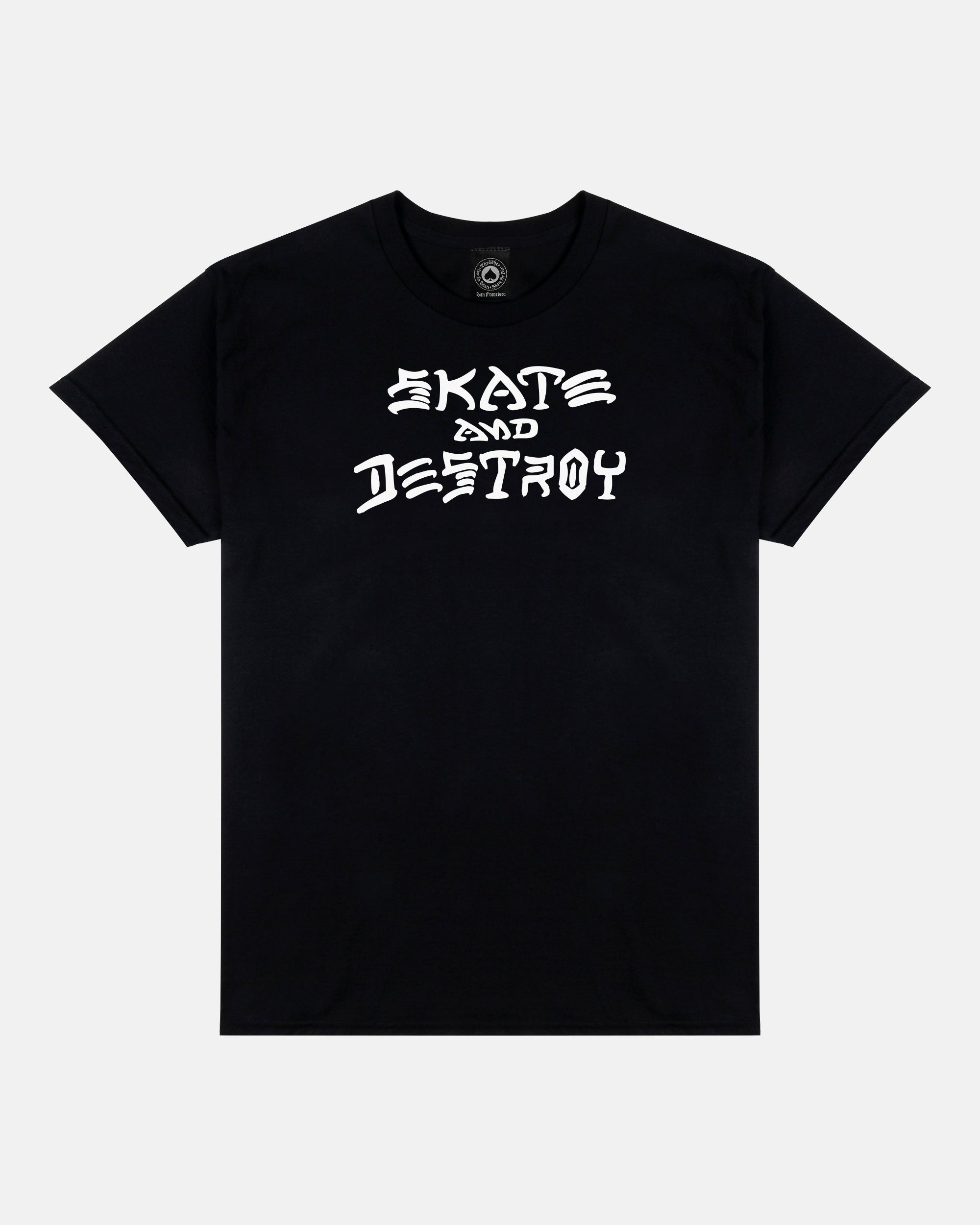 SKATE AND DESTROY - TSHIRT - BLACK